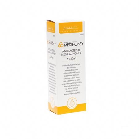 Medihoney Medische Honing Anti bact. Gel Tube 5x20 gr