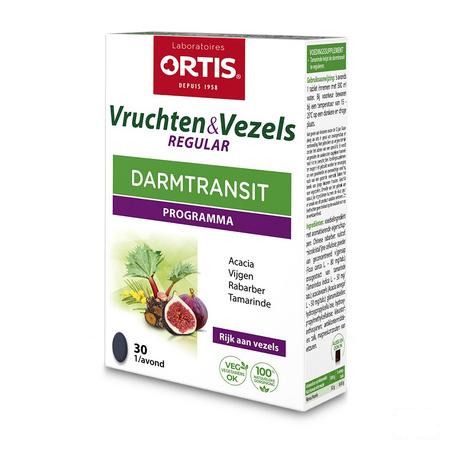 Ortis Vruchten & Vezels Regular Tabletten 30  -  Ortis