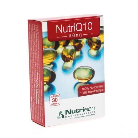 Nutri Q10 100Mg  Softgels 30 Nutrisan