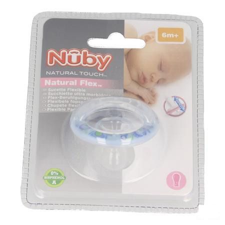 Nuby Nt Nat. Fopsp Flex Silicoon Kers +6M 1 67554