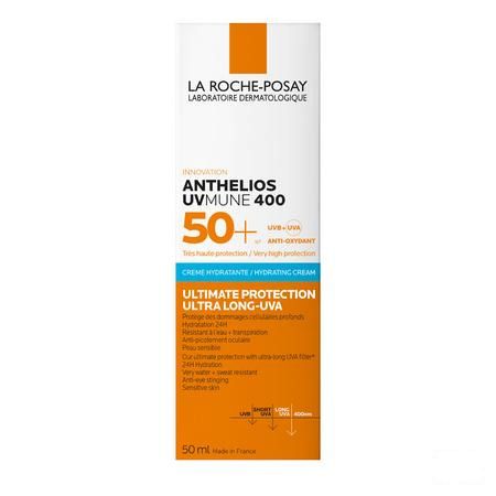 Lrp Anthelios Uvmune 400 Creme Hydra Sp Spf50+50 ml