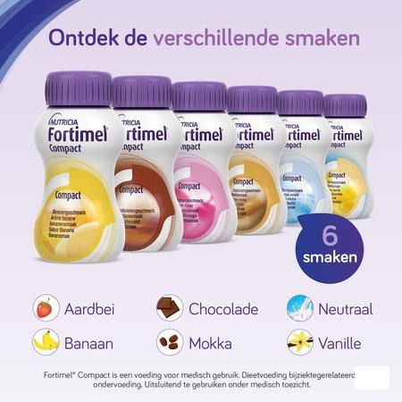 Fortimel Compact Banaan 4x125 ml  -  Nutricia