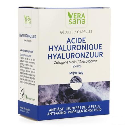 Acide Hyaluroniq.+Collagene Marin Caps 30 Vera Sana