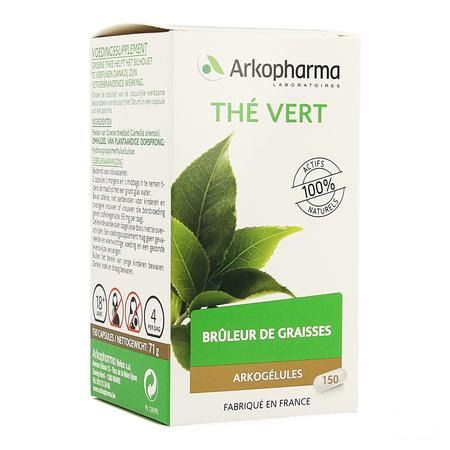 Arkogelules The Vert (camiline) Vegetal 150  -  Arkopharma