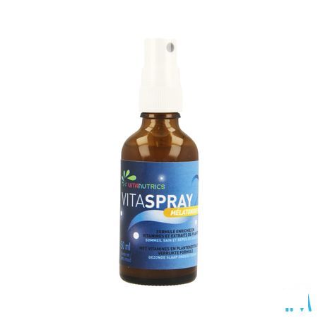 Vitaspray Melatonine Spray Flacon Glas 50 ml 