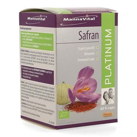 Mannavital Bio Saffran Platinum V-Caps 60