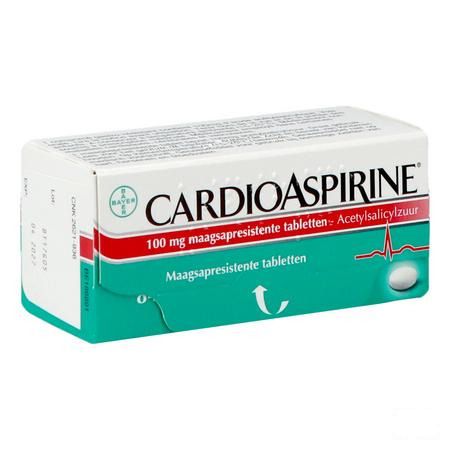 Cardioaspirine Maagsapresist. Tabletten 84 X 100 mg