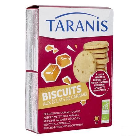 Taranis Cookies Karamel Stukjes 120 g Bio Revogan