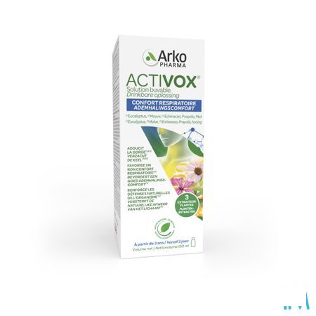 Activox Sirop Aux Herbes 150 ml  -  Arkopharma