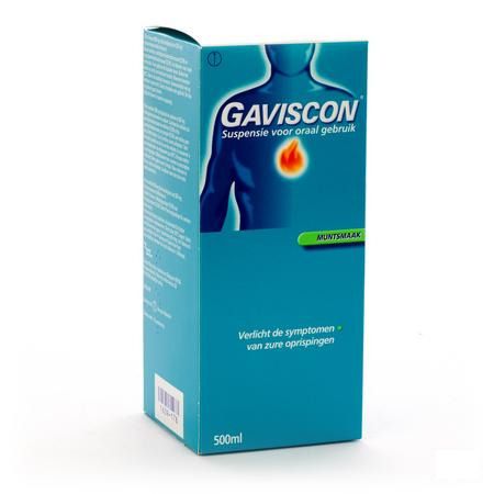 Gaviscon Menthe Munt Suspensie Drink 500 ml