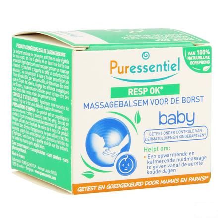 Puressentiel Ademhaling Massagebalsem Baby 30 ml  -  Puressentiel