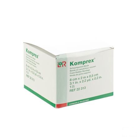 Komprex Binde 8cmx 2m Dikte 0,5cm 22313  -  Lohmann & Rauscher