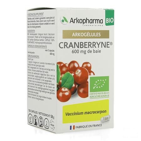 Arkocaps Cranberryne Bio Caps 150  -  Arkopharma