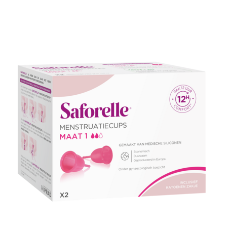 Saforelle Cup Protect Menstruatie Cups T1 Nieuw