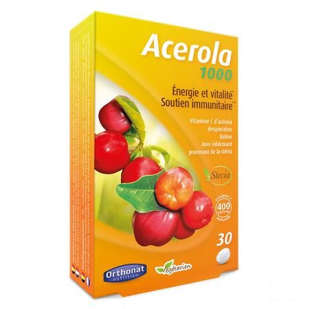 Acerola 1000 Comprimes 30 Orthonat  -  Trenker