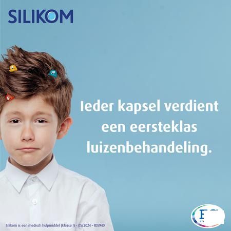 Silikom Once Shampoo Tegen Luizen & Neten 200 ml  -  EG