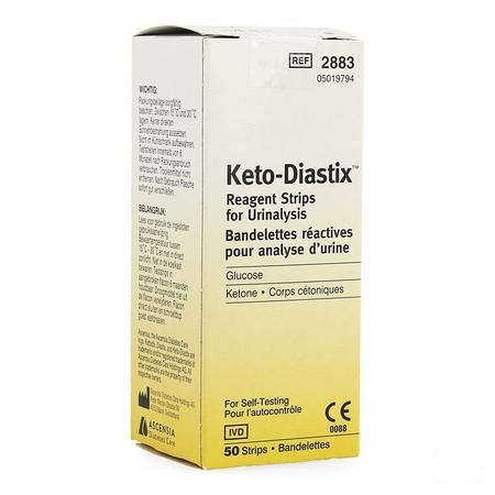 Keto-diastix Strips 50 A 2883 B 51