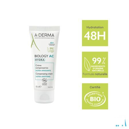 Aderma Biology Ac Hydra Compenserende Creme 40 ml