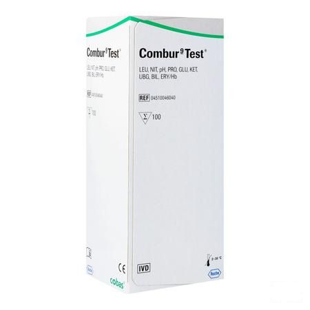 Combur 9 Test Strips 100 04510046040  -  Roche Diagnostics