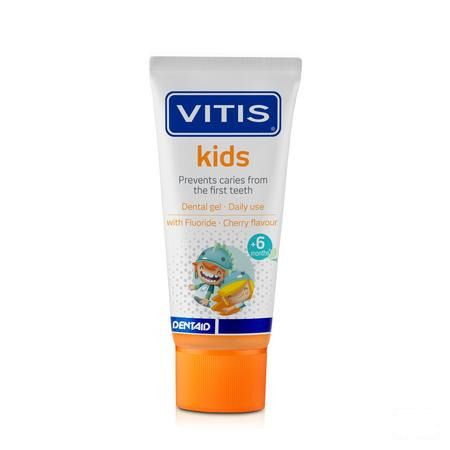 Vitis Kids Gel Tandpasta 50 ml  -  Dentaid