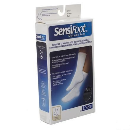 Sensifoot Chaussette Pied Diabet.noir 1p Xl 77148