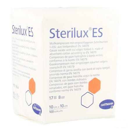 Sterilux Es 10x10cm 8pl.nst. 100 P/s  -  Hartmann