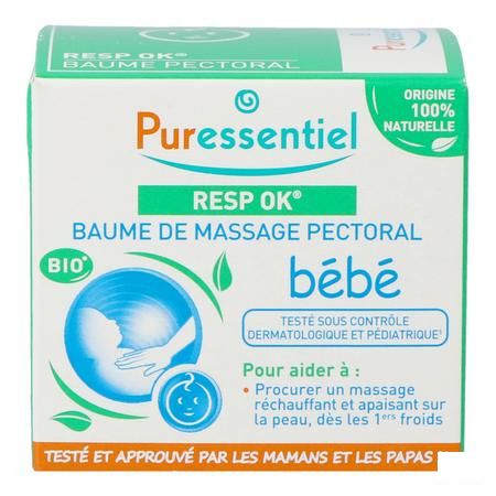 Puressentiel Ademhaling Massagebalsem Baby 30 ml  -  Puressentiel