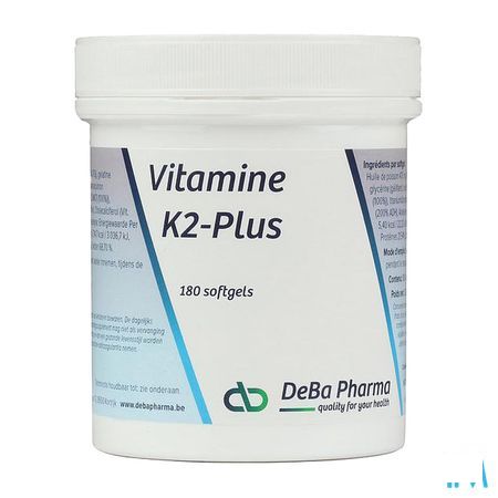 K2-plus Softgels 180  -  Deba Pharma